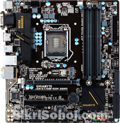 Gigabyte GA-Z170M-D3H DDR3 Intel® Z170 Chipset Motherboard